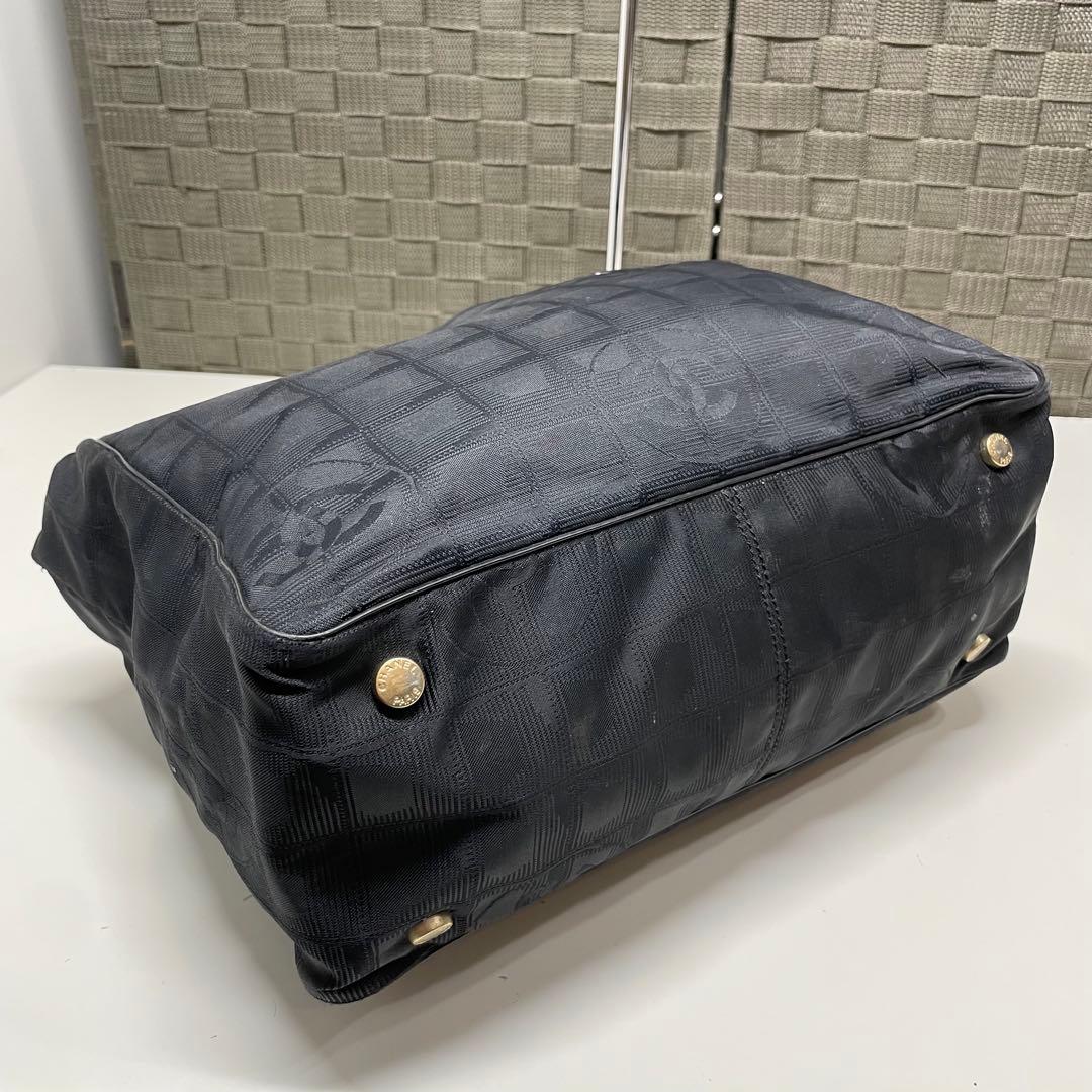 M*ん様 CHANEL ニュートラベルラインPM ブラック ナイロン トートバッ