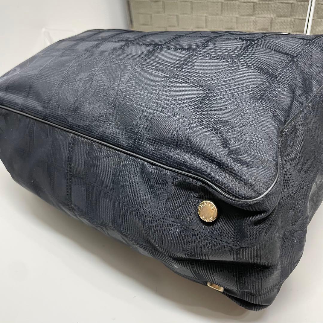 M*ん様 CHANEL ニュートラベルラインPM ブラック ナイロン トートバッ