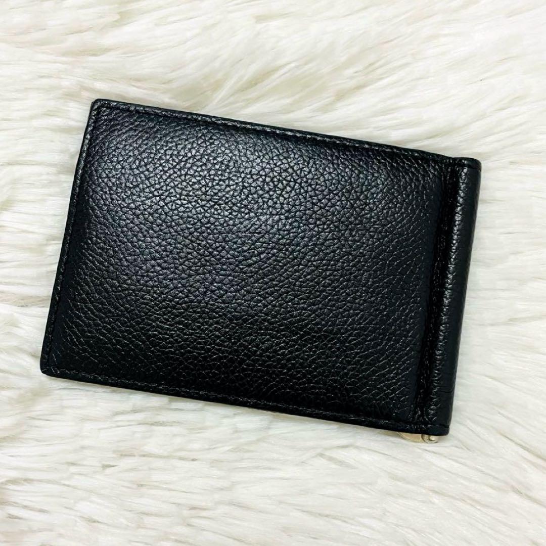 極美✨BALENCIAGA マネークリップ レザー エブリデイ ブラック 現行