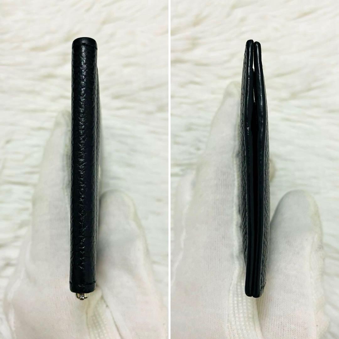 極美✨BALENCIAGA マネークリップ レザー エブリデイ ブラック 現行