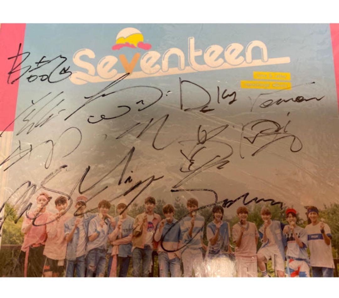 SEVENTEEN サイン入りCD NOT FOR SALE