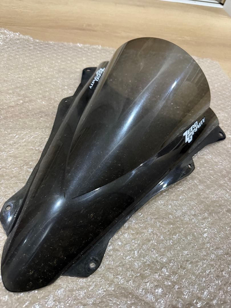 zx25r ゼログラビティ 社外スクリーン ダブルバルブ