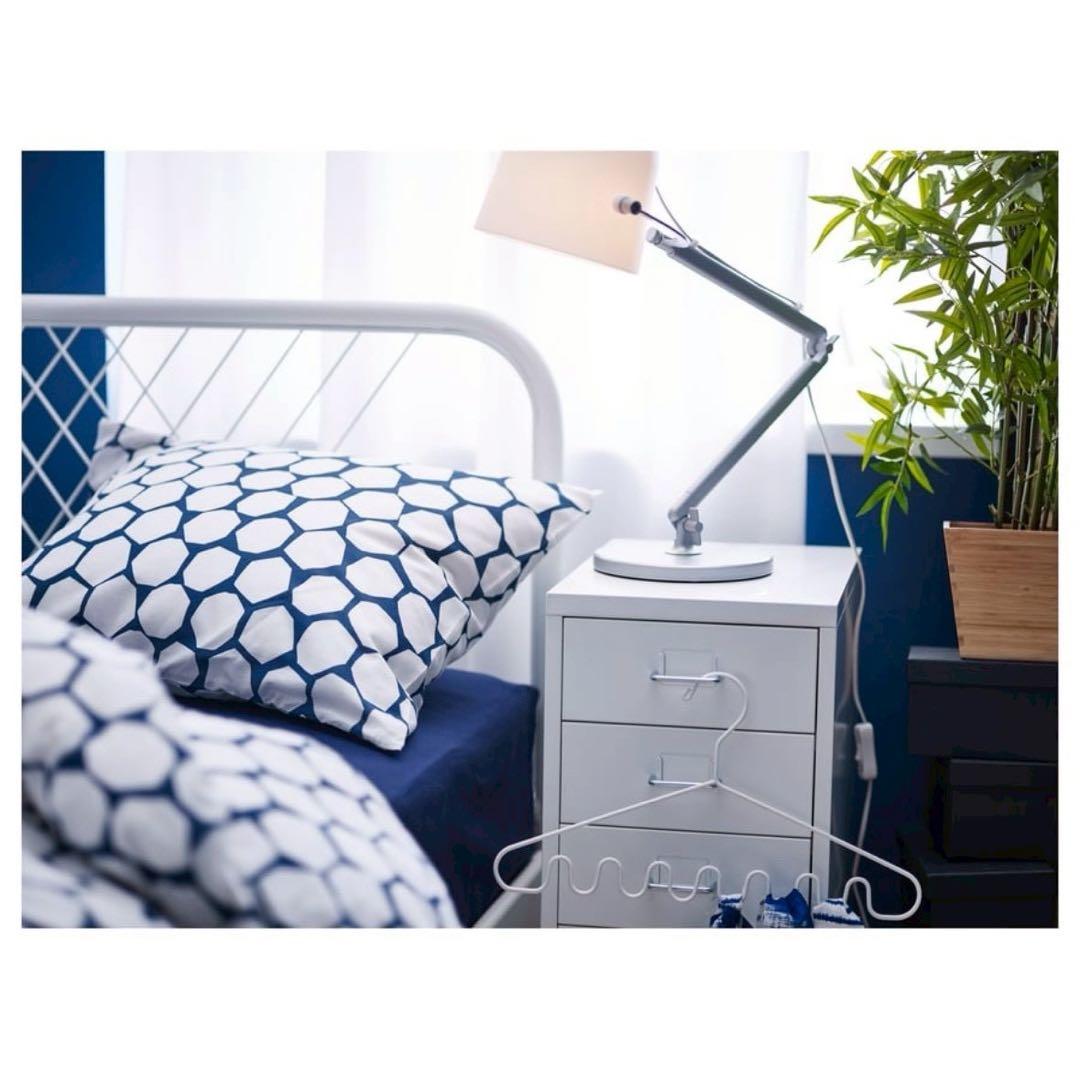 【新品・未使用】イケア ヘルメル 引き出しユニット キャスター付き ホワイト