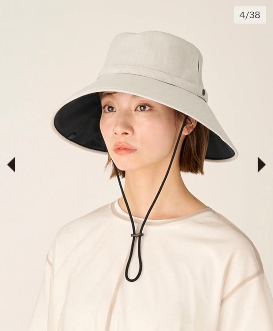 SUN BARRIER 100 グッズ　ウィンドハット　アイボリー　Lサイズ