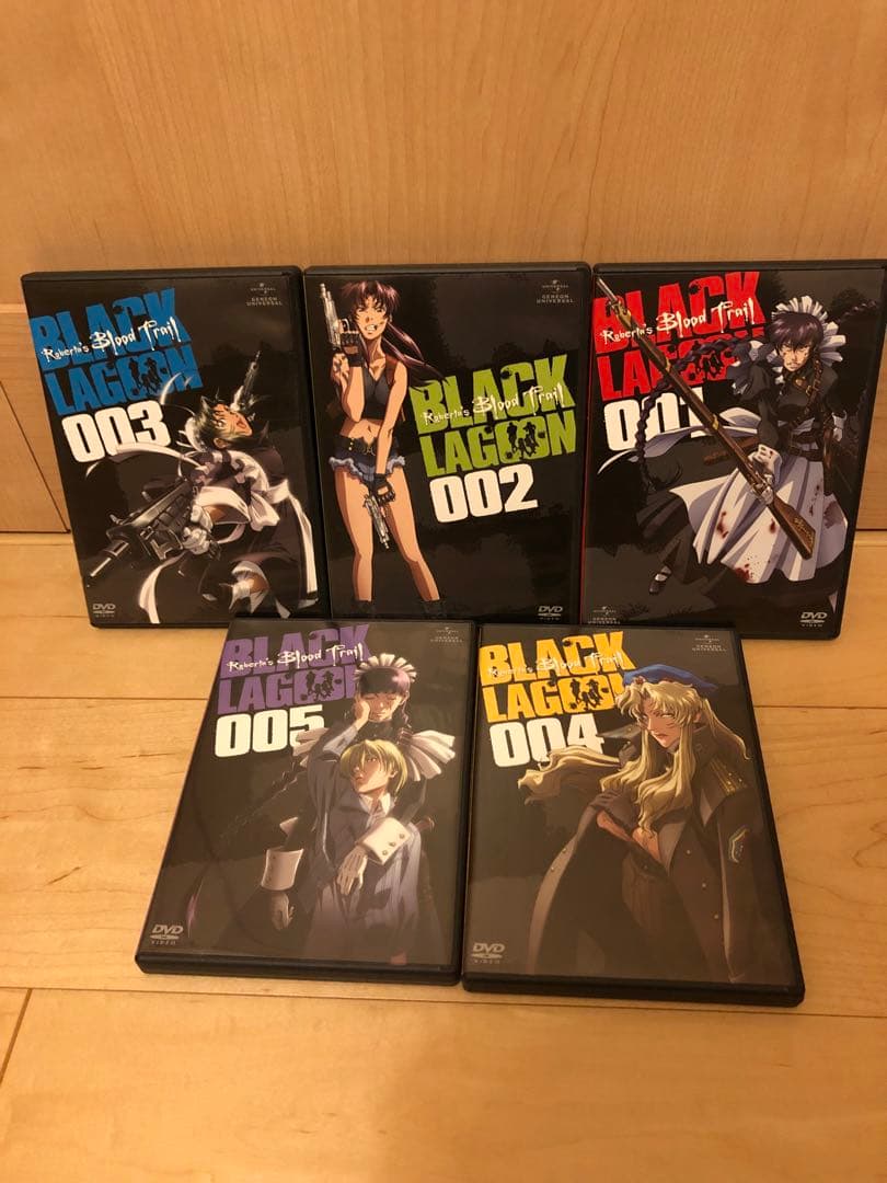 【DVD】ブラックラグーン BLACK LAGOON 1～3期 全巻セット