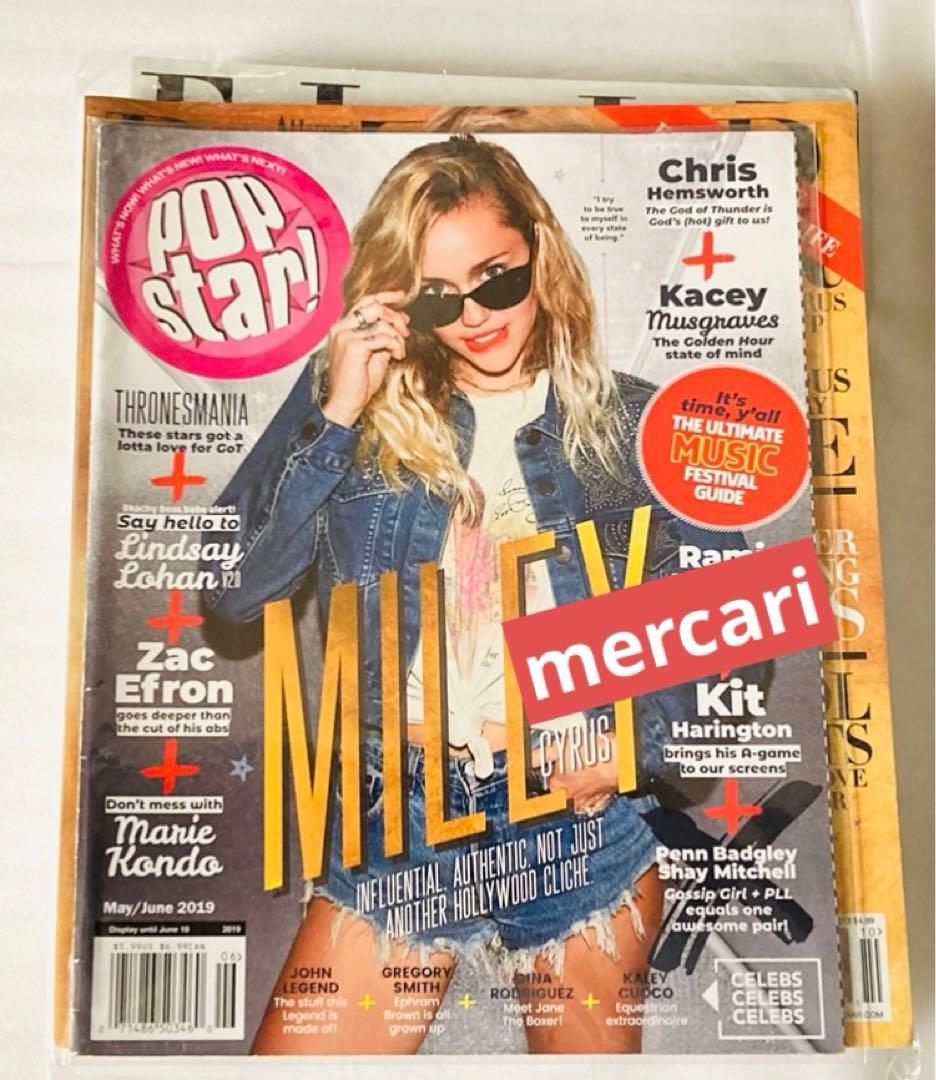 【今月まで】マイリー・サイラス 表紙雑誌 まとめ売り バラ売り不可です。