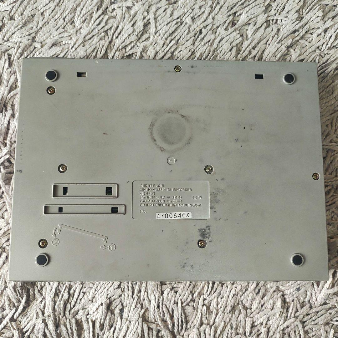 【ジャンク・レトロ】シャープ　CE-125S PC-1261 マイクロカセット