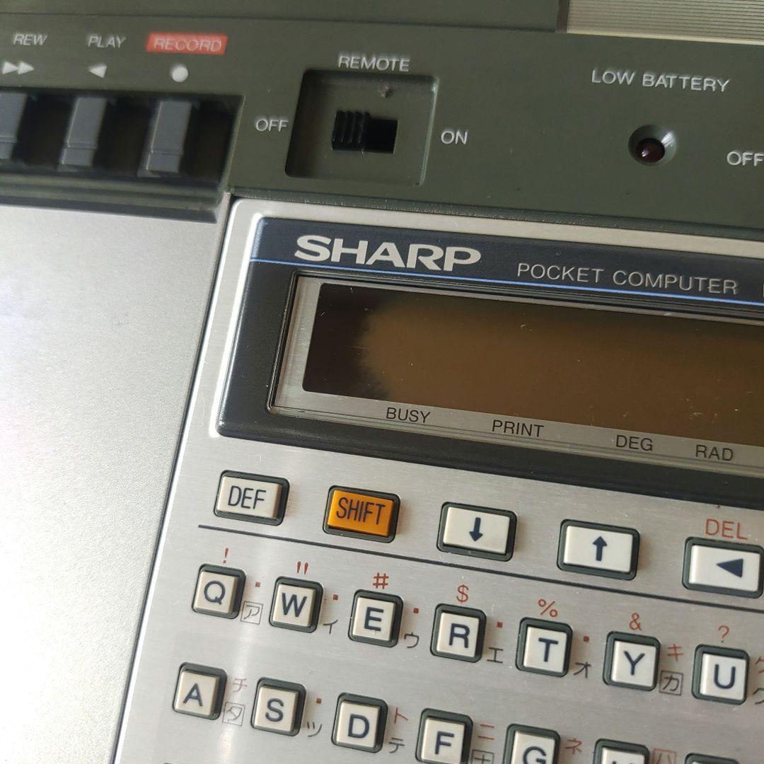 【ジャンク・レトロ】シャープ　CE-125S PC-1261 マイクロカセット