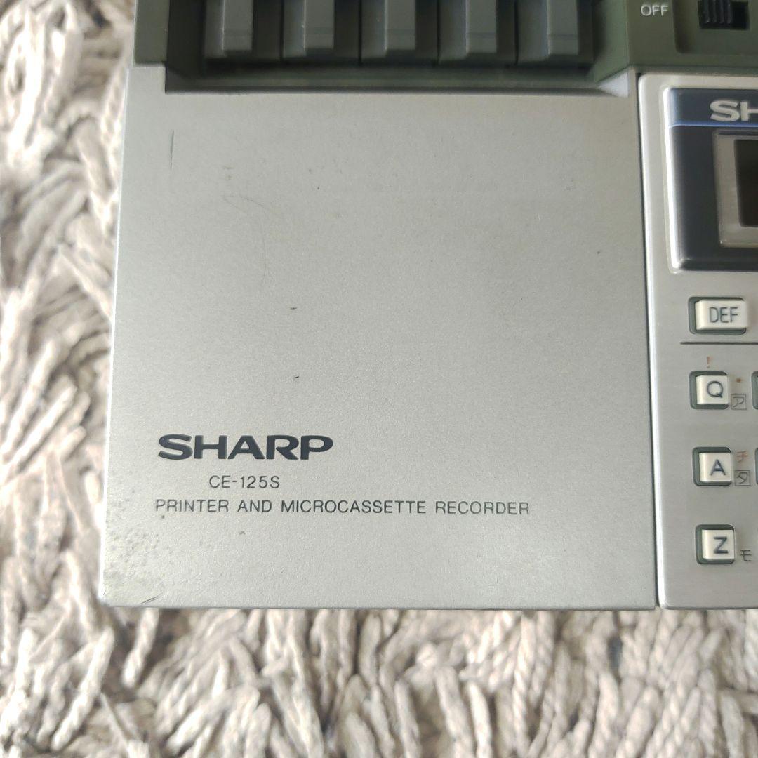 【ジャンク・レトロ】シャープ　CE-125S PC-1261 マイクロカセット