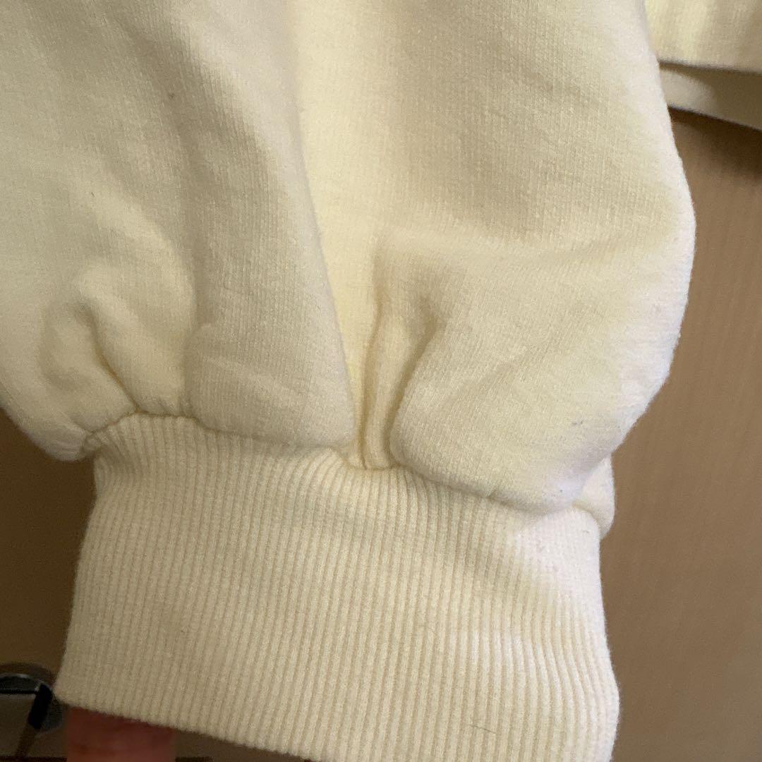 UGGロゴトレーナー　白XS