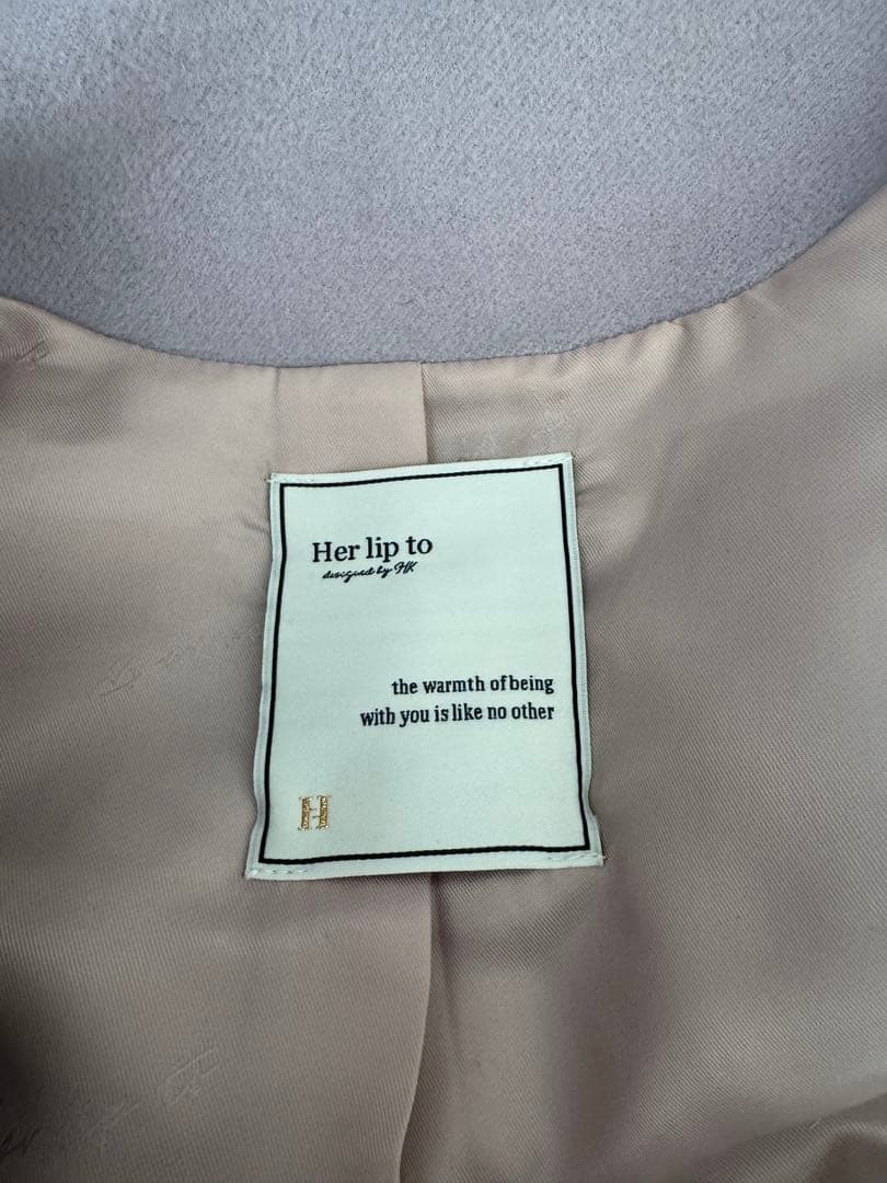 Herlipto Mirage Tippet Long Coat Sサイズ