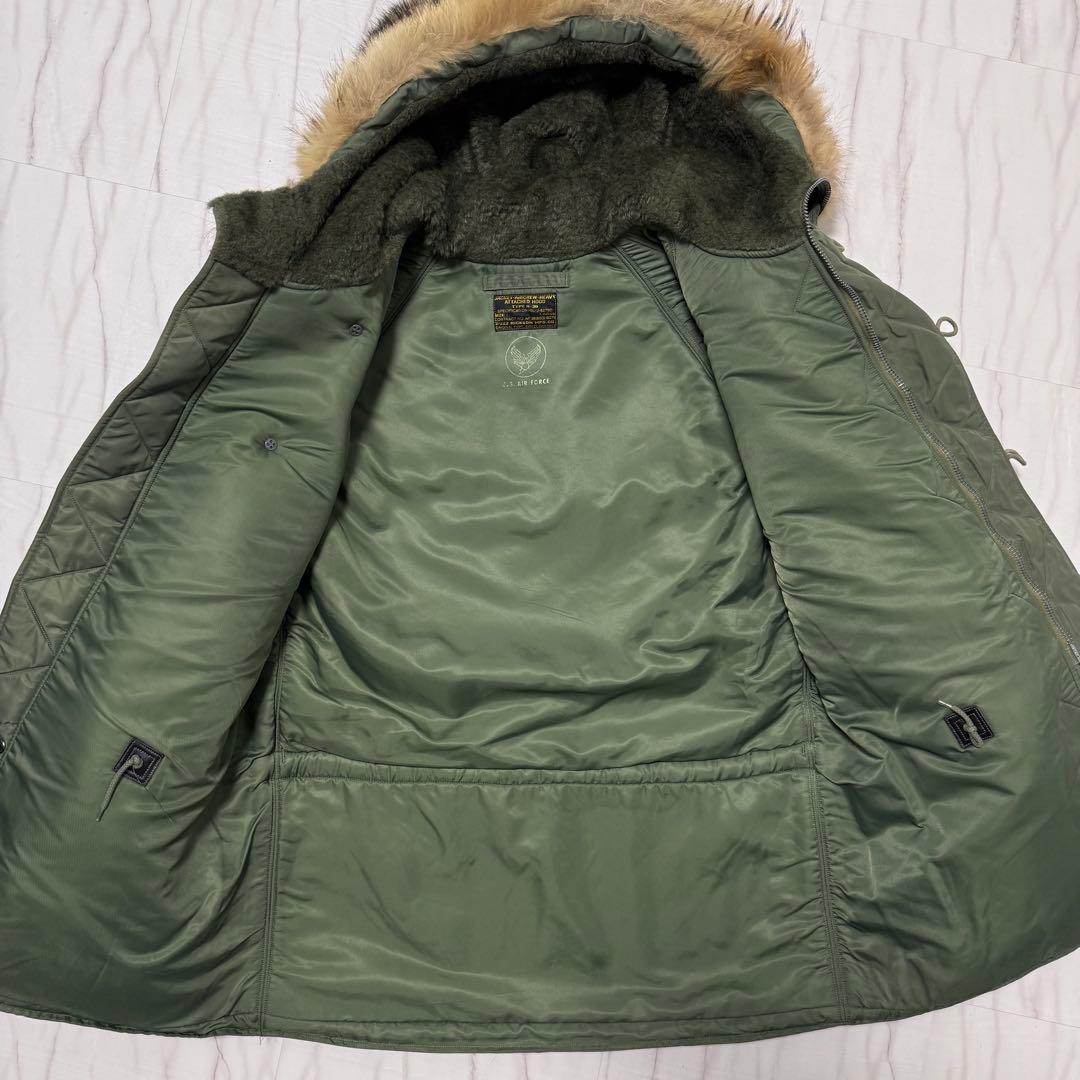 激レア✨Lサイズ バズリクソンズ N-3B フライトジャケット オリーブグリーン