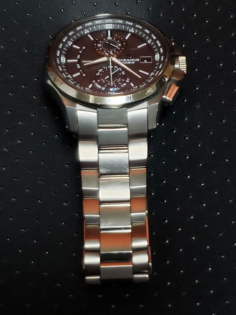 ソーラー、電波腕時計 CASIO OCEANUS クォーツ