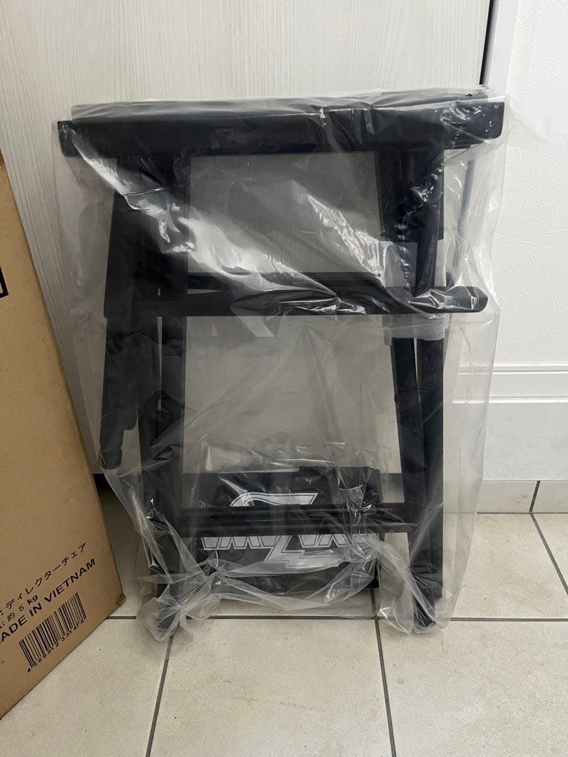 E.YAZAWA ブラック ディレクターズチェア