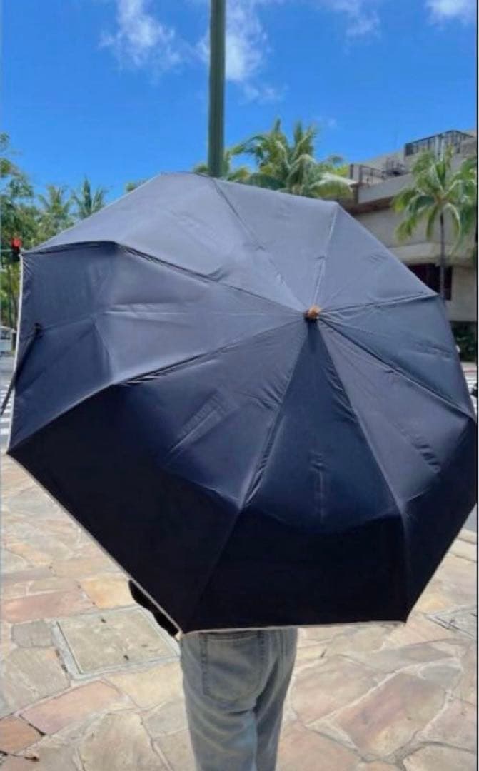まる子さま専用★しいちゃん　成瀬愛里　完全遮光　晴雨兼用日傘　ネイビー