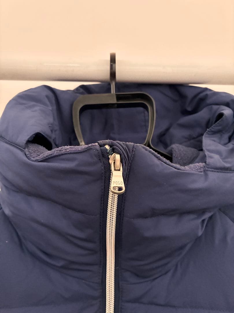 ポロ ラルフローレン ダウンジャケット 160 キッズ　紺色