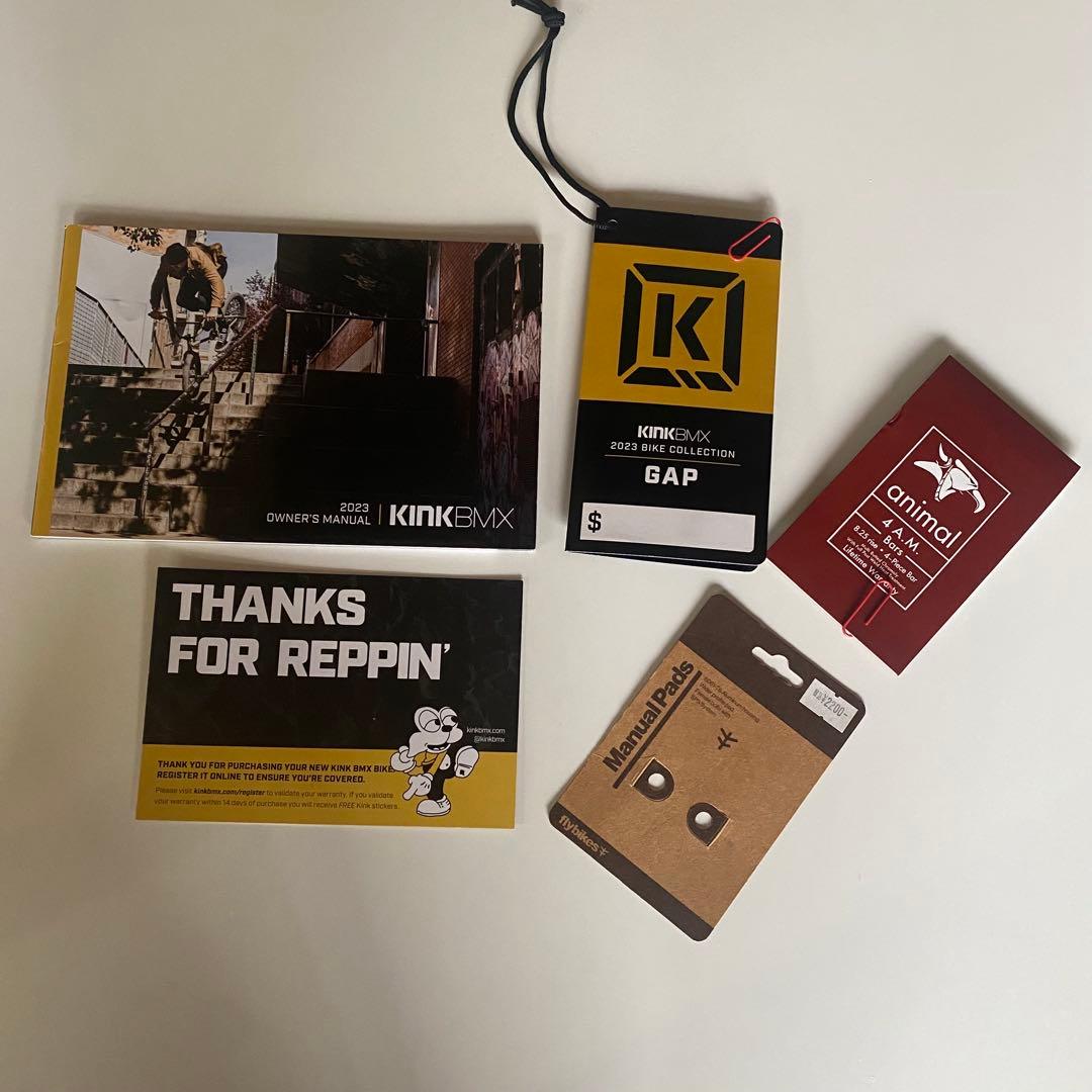 自転車本体 KINK BMX 2023 GAP