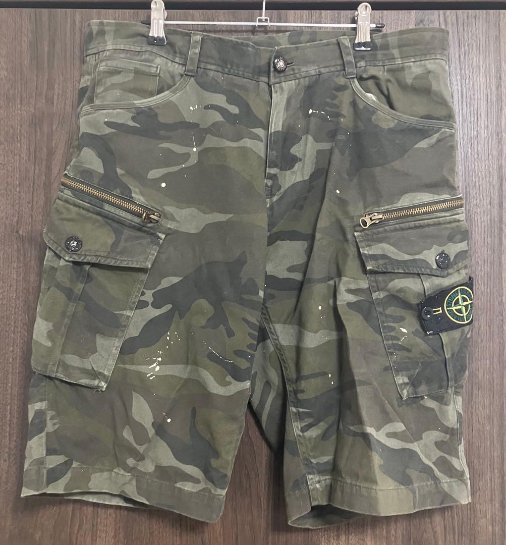 本日限定値下げ　stone  ストーンアイランド　カーゴショーツ