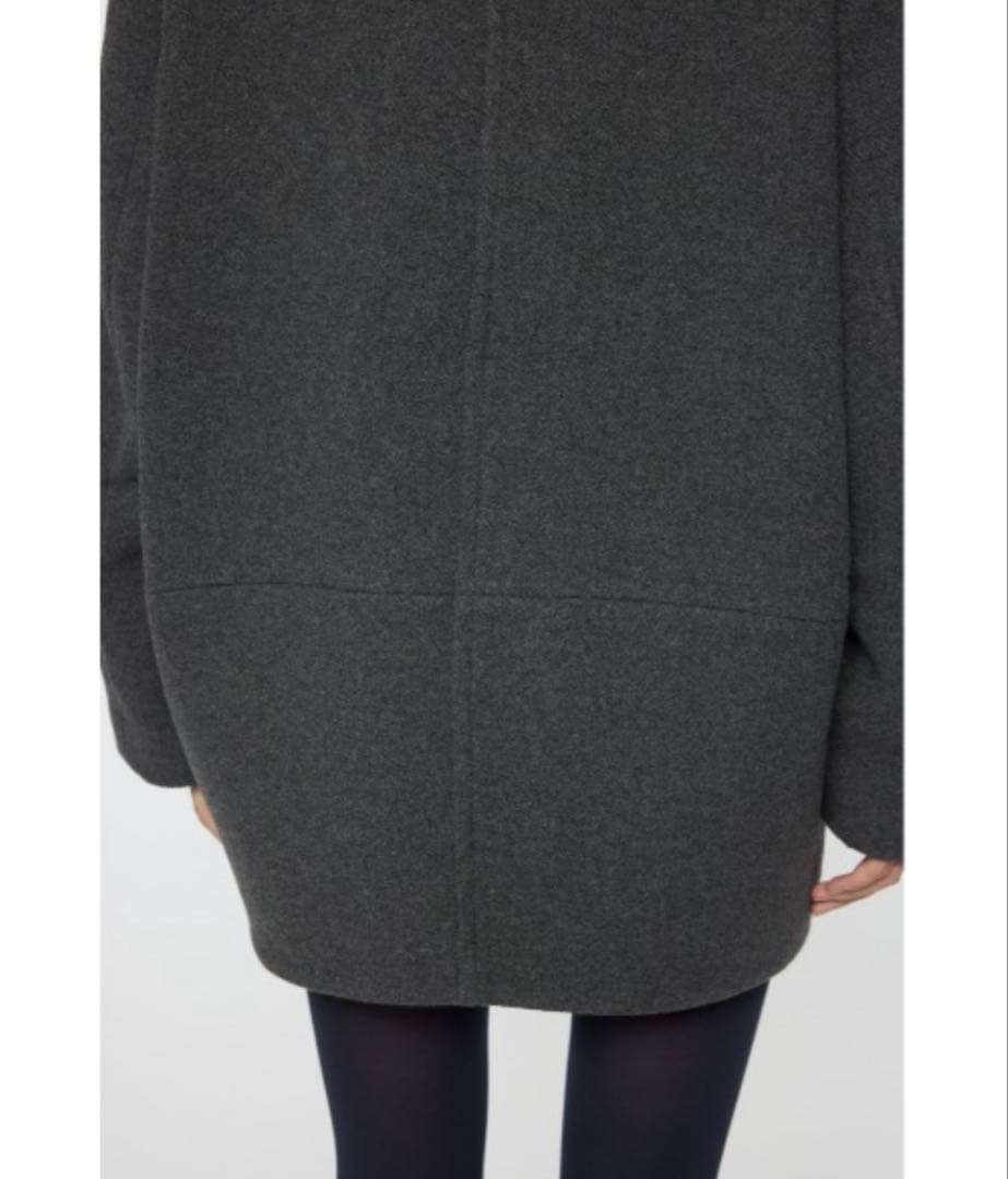 moussy DOUBLE BREASTED MID コート　チャコール　1