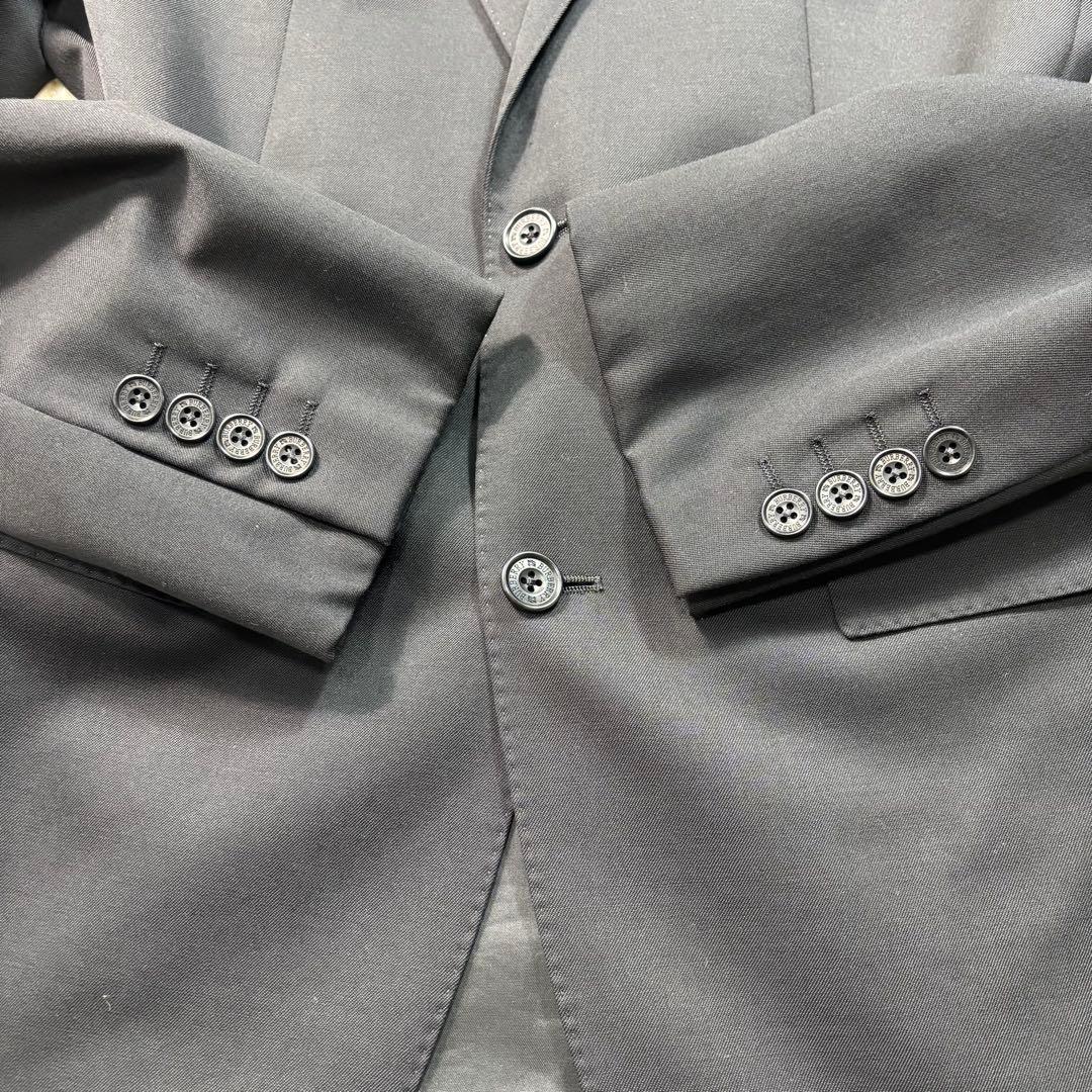 BURBERRY BLACK LABEL黒 2B 38LメンズSuper100'