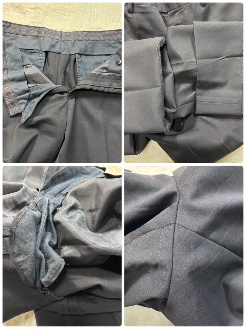 BURBERRY BLACK LABEL黒 2B 38LメンズSuper100'