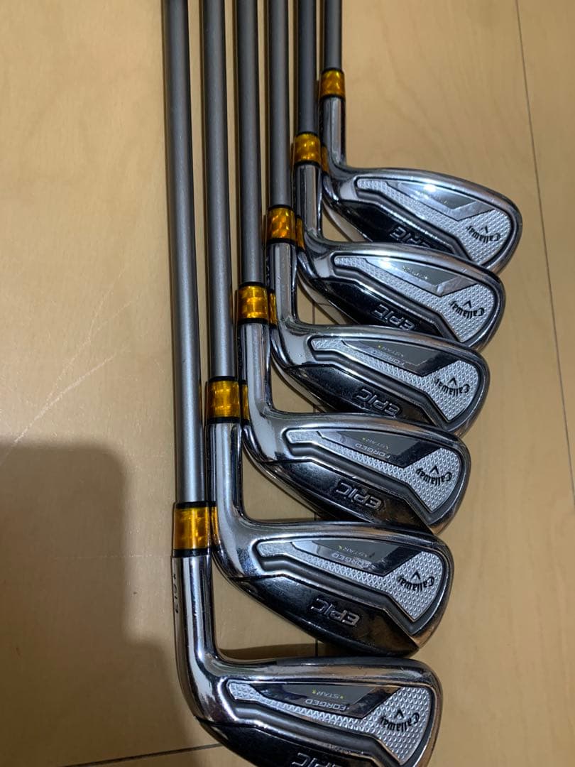 キャロウェイ EPIC FORGED STAR アイアンセットカーボンRシャフト