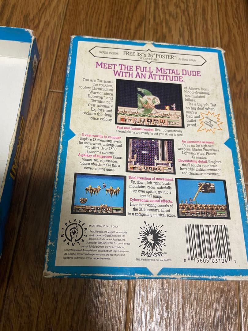 Turrican タリカン　genesis　海外メガドライブ