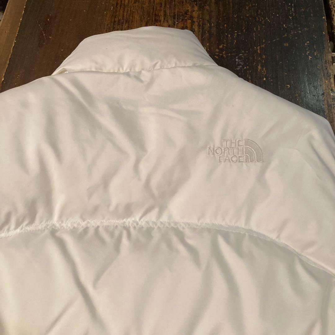 THE NORTH FACE 700フィル ダウンベスト 白 ホワイト ヌプシ