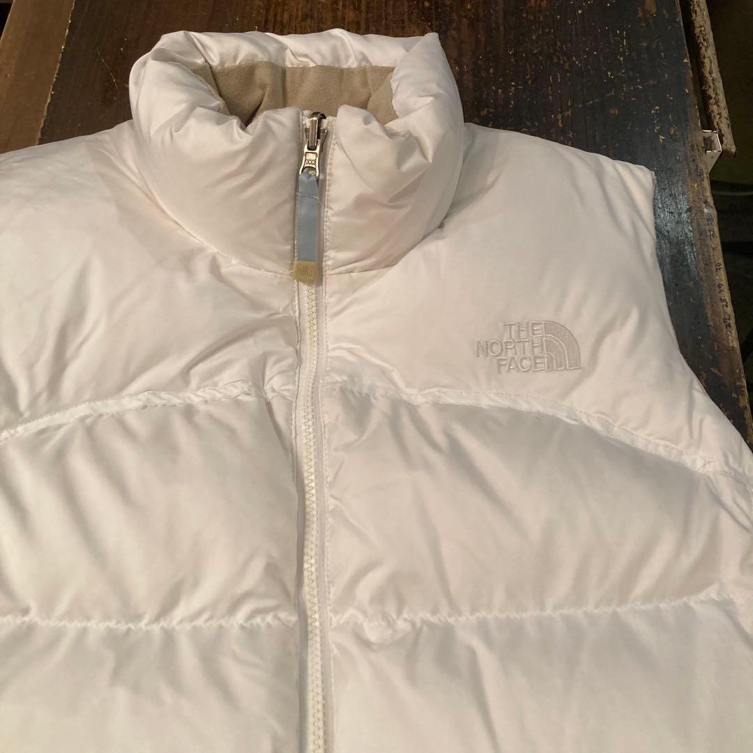 THE NORTH FACE 700フィル ダウンベスト 白 ホワイト ヌプシ