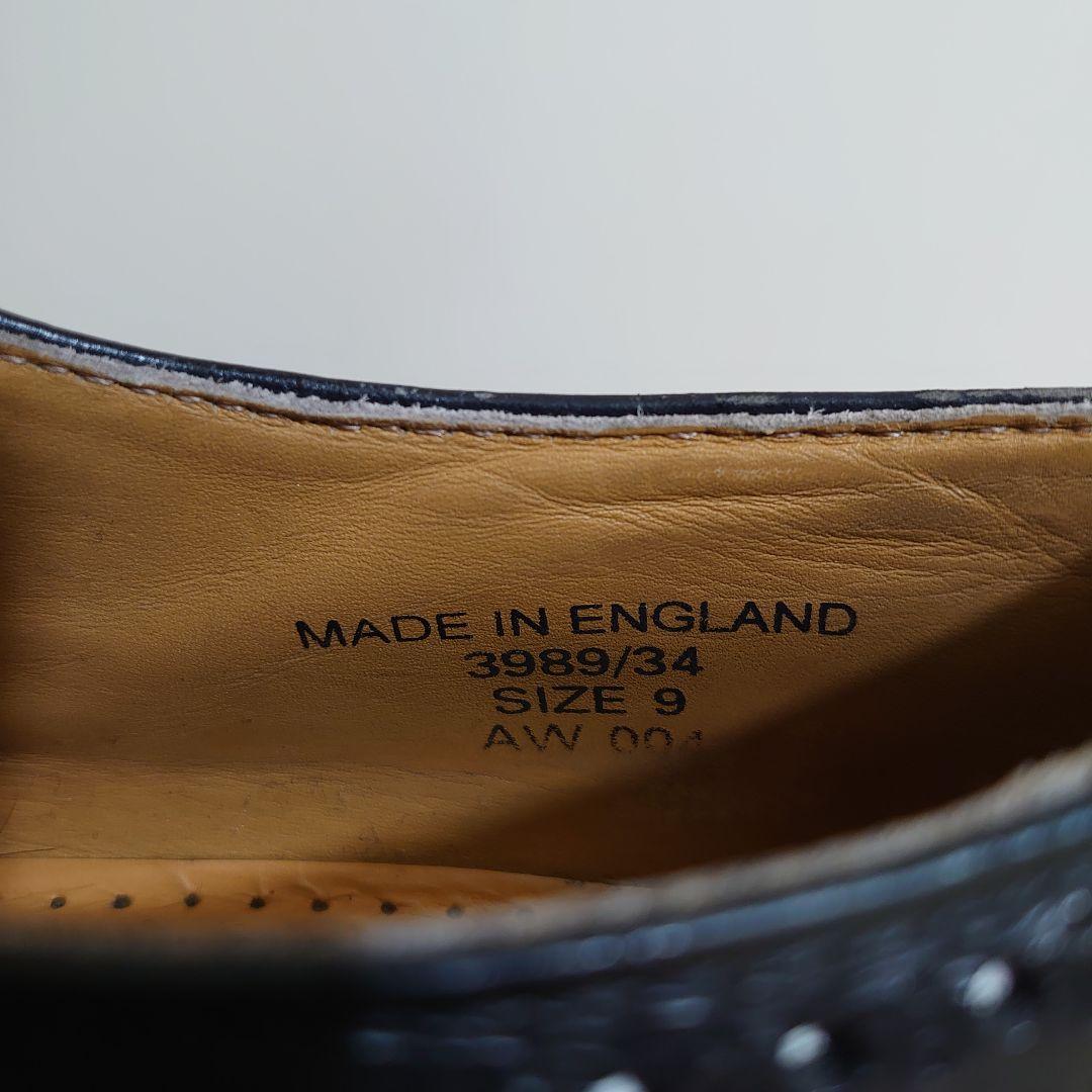 ★希少★美品★ドクターマーチン　ウイングチップ厚底　白黒　イギリス製　size９