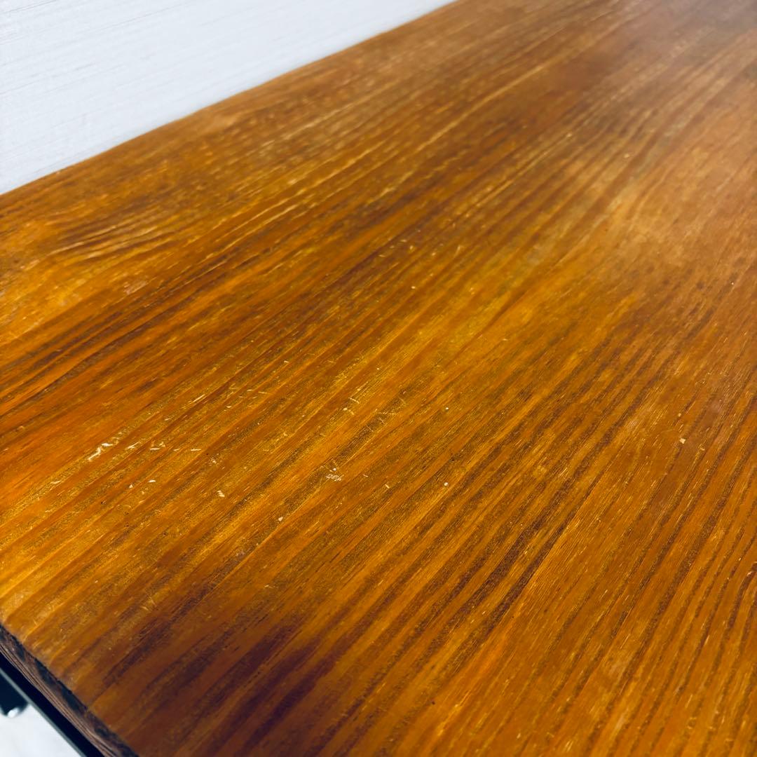 木製ビンテージテーブル/アイアン脚