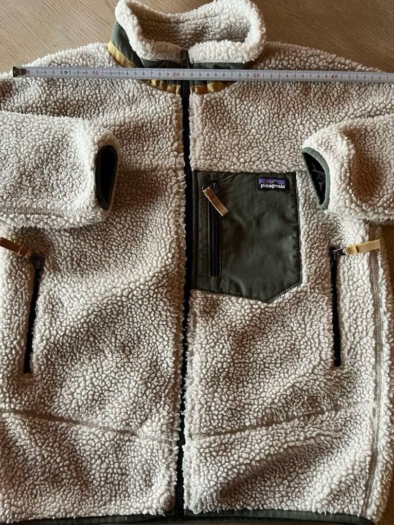 のり　値下げ！【美品】パタゴニア　ギッズ　レトロX ジャケット　グリーン