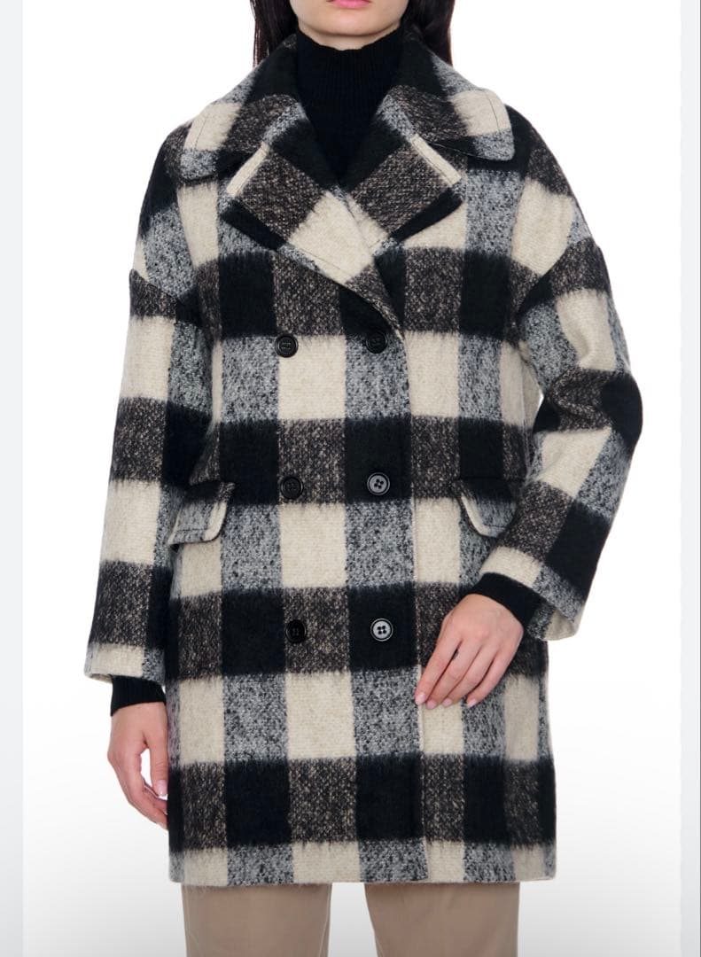 即日発送REDVALENTINO チェック柄コート