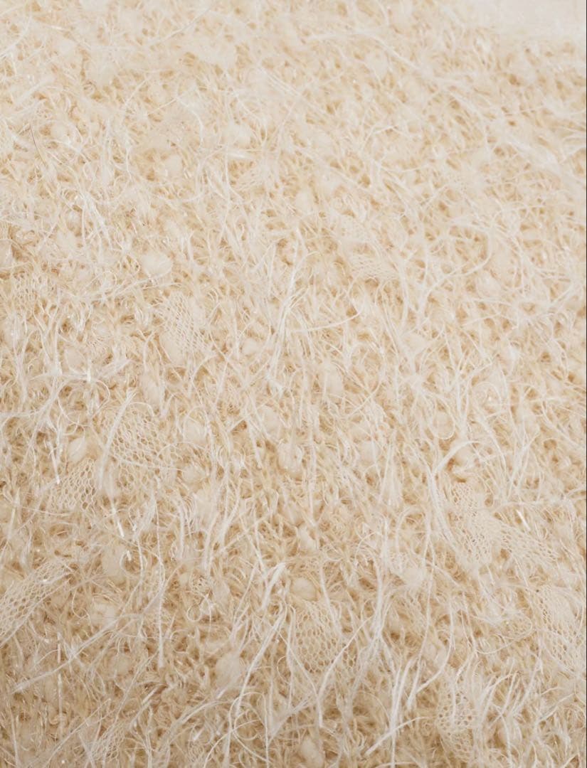 cygne 新品未使用 シャギーツイードジャケット ベージュ 0サイズ