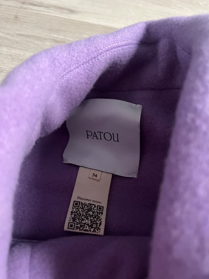 【美品】正規品PATOU ダブルフェイスウール クロップコート