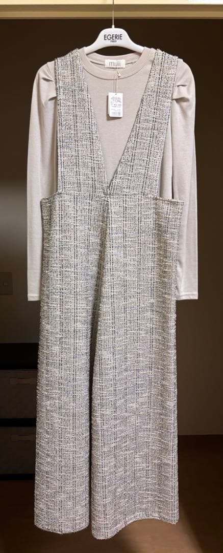 アーモワールカプリス MUII ツイードタッチ セットコンビネゾン