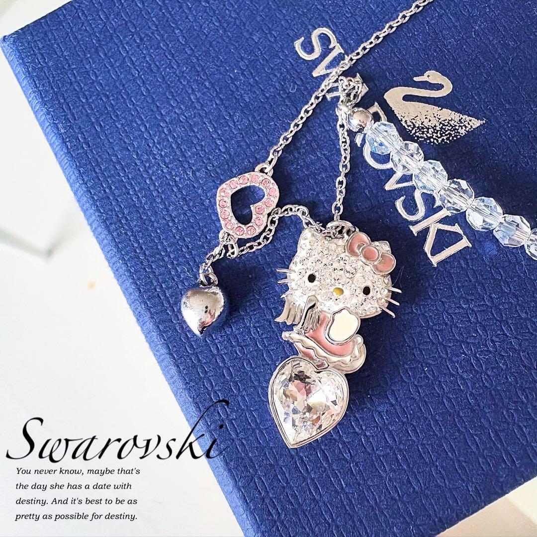 スワロフスキー　サンリオ　ネックレス　ハローキティHello Kitty キティ