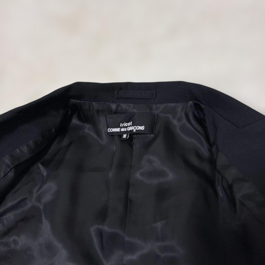 片桐トリココムデギャルソン　テーラードM 黒　ウール　3ボタン