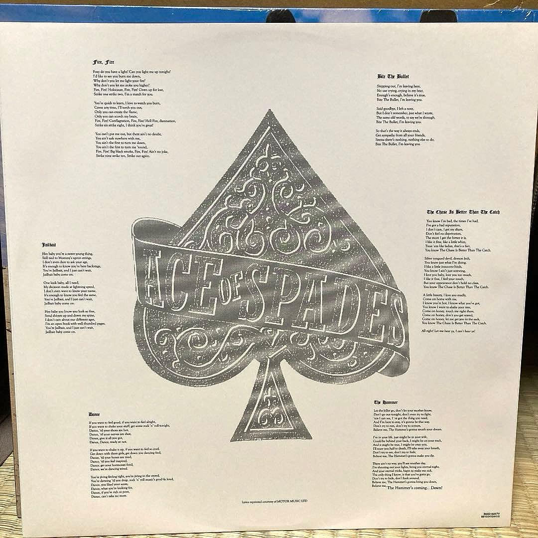 Motörhead Ace of Spades モーターヘッド レコード LP