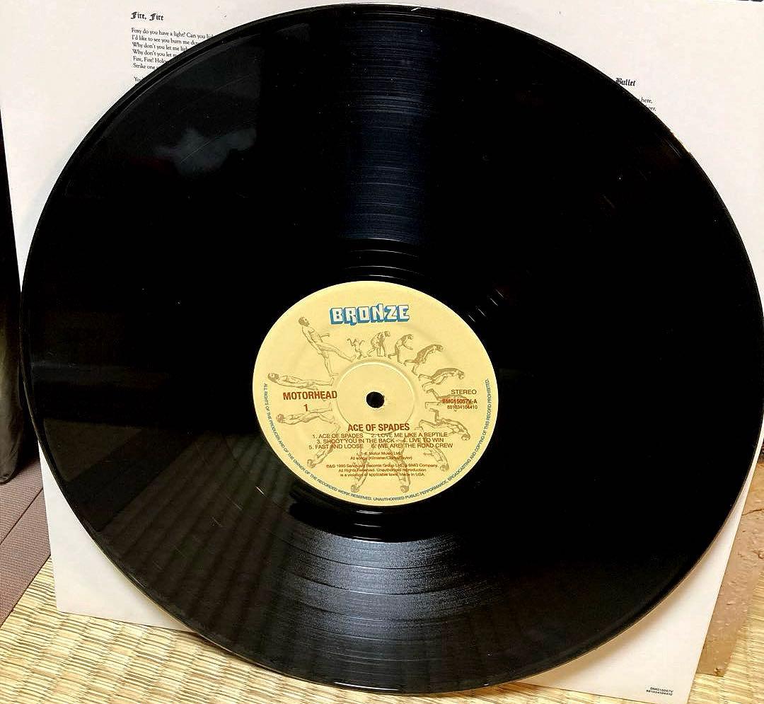 Motörhead Ace of Spades モーターヘッド レコード LP