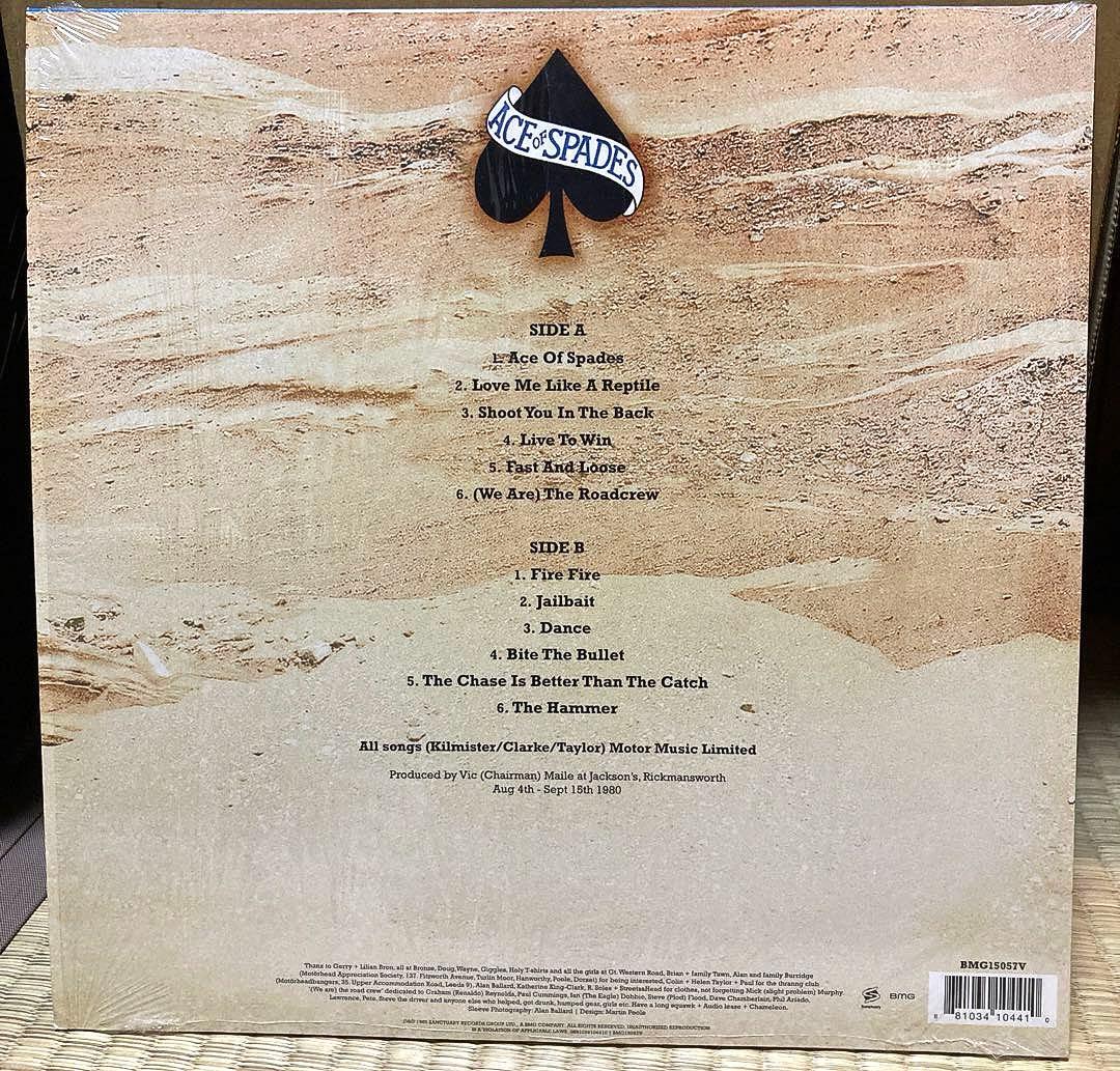 Motörhead Ace of Spades モーターヘッド レコード LP