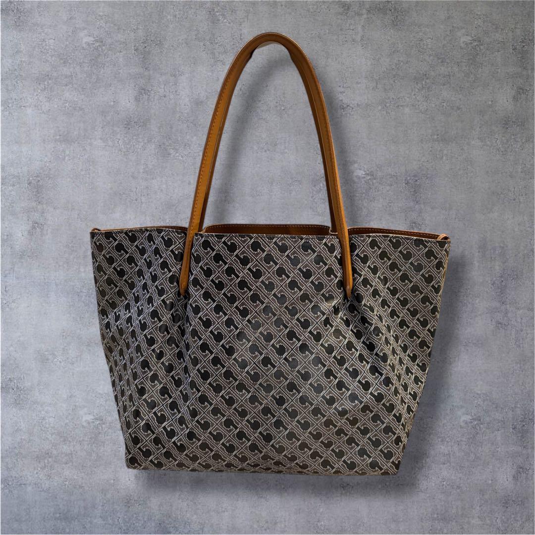 【極美品・希少】ゲラルディーニ リナシメント トートバッグ 総柄 舟型 バッグ