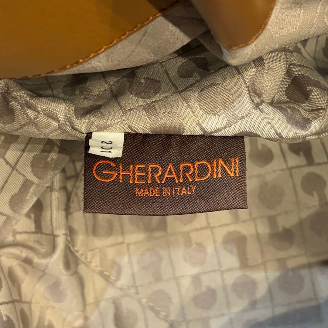 【極美品・希少】ゲラルディーニ リナシメント トートバッグ 総柄 舟型 バッグ