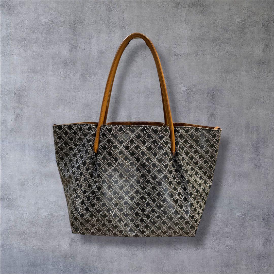 【極美品・希少】ゲラルディーニ リナシメント トートバッグ 総柄 舟型 バッグ