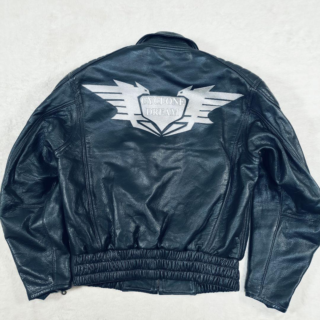 NANKAI　カウレザー　ライダースジャケット　シングルライダース　L