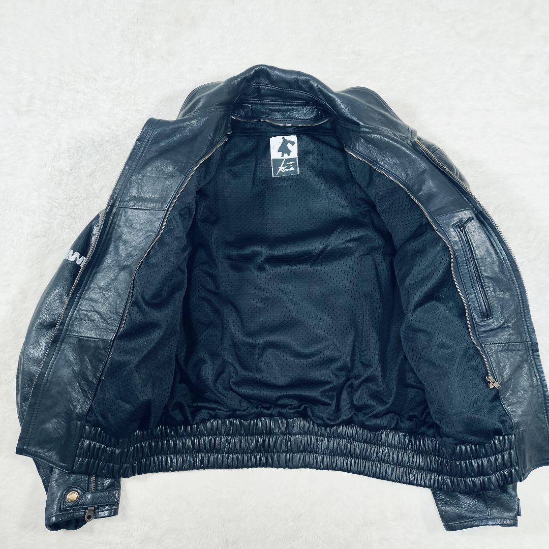 NANKAI　カウレザー　ライダースジャケット　シングルライダース　L
