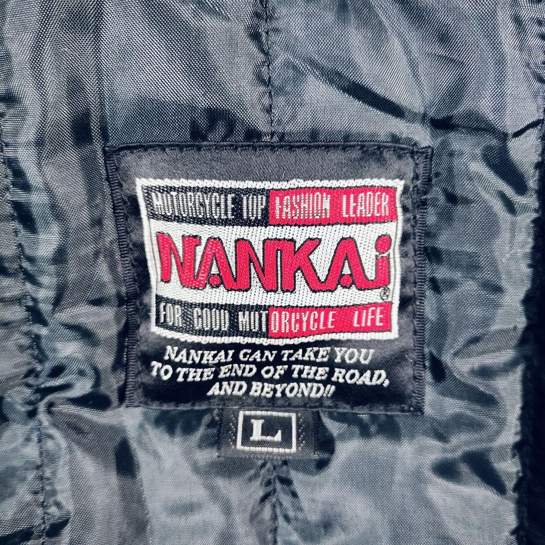 NANKAI　カウレザー　ライダースジャケット　シングルライダース　L