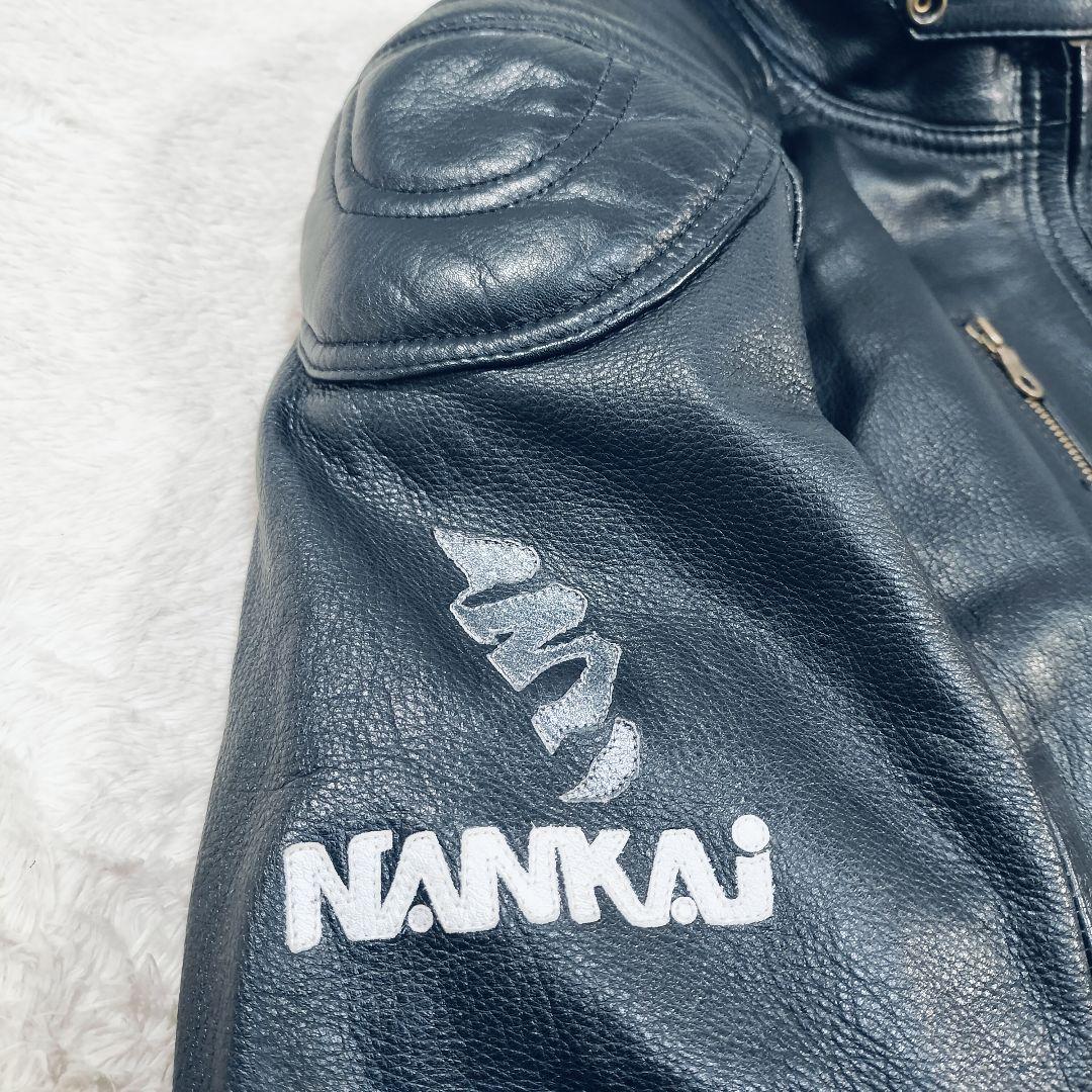 NANKAI　カウレザー　ライダースジャケット　シングルライダース　L