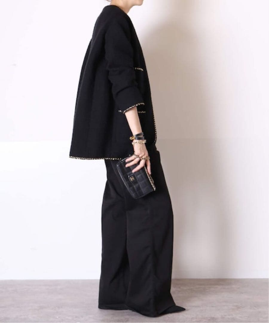 【SNOO様】24AW極美品！ドゥーズィエムクラス chain tweed JK