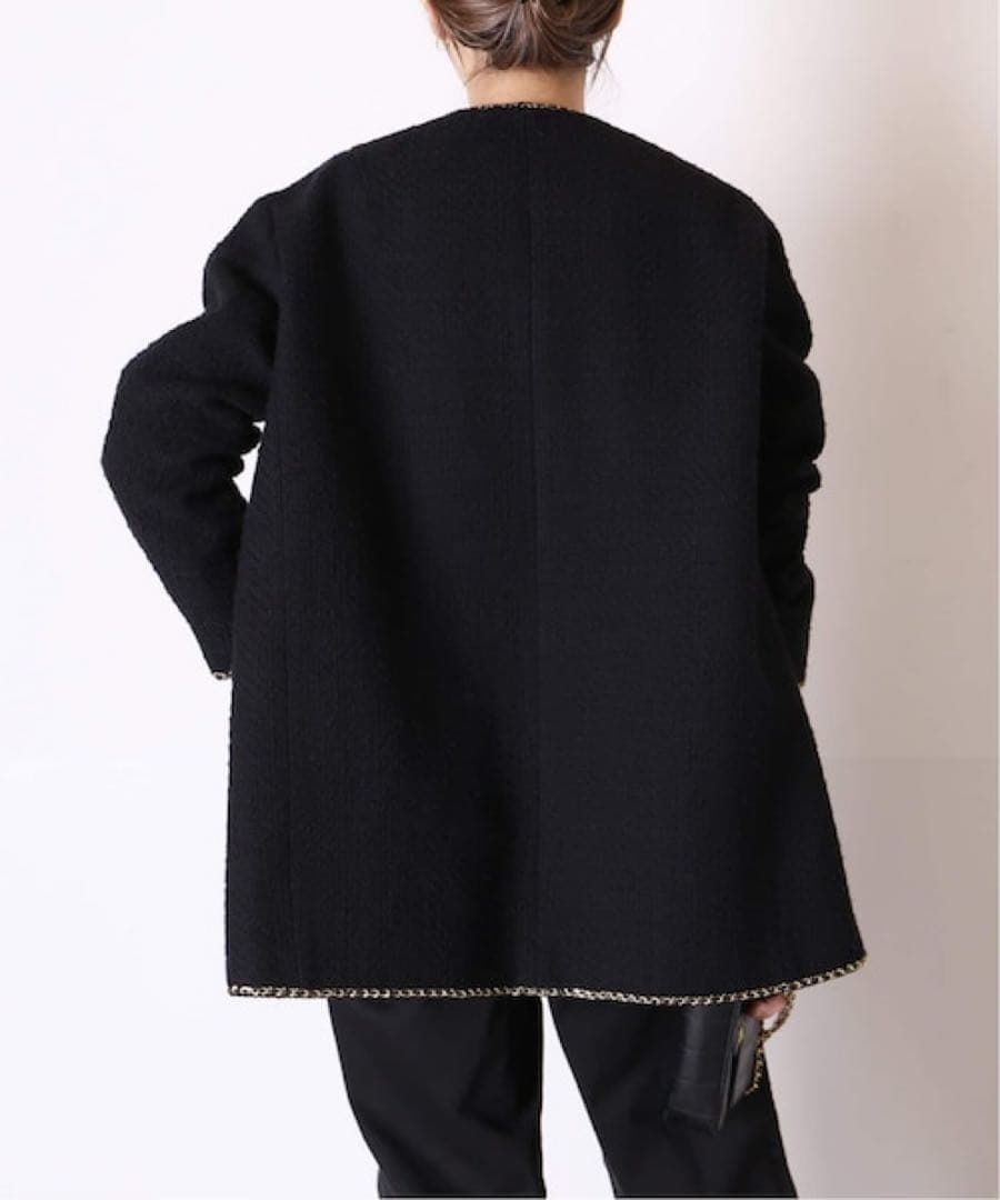 【SNOO様】24AW極美品！ドゥーズィエムクラス chain tweed JK
